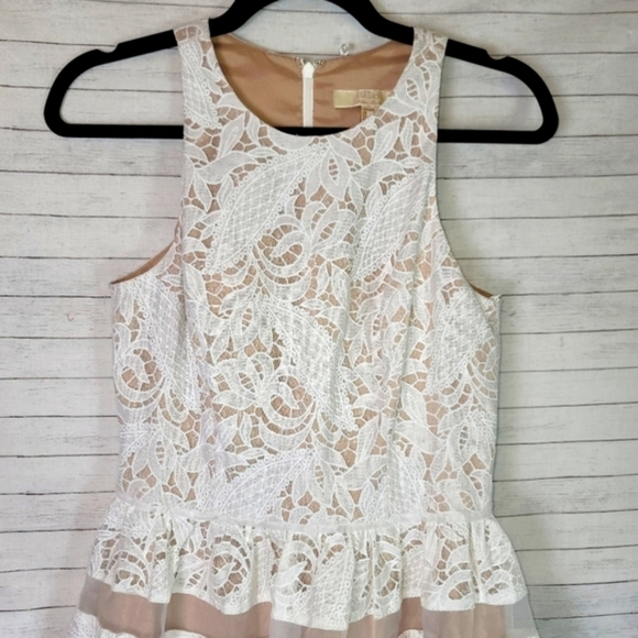 Aidan by Aidan Mattox Sleeveless Lace Fit & Flare Cocktail Party Dress, sz 4 - Picture 8 of 16